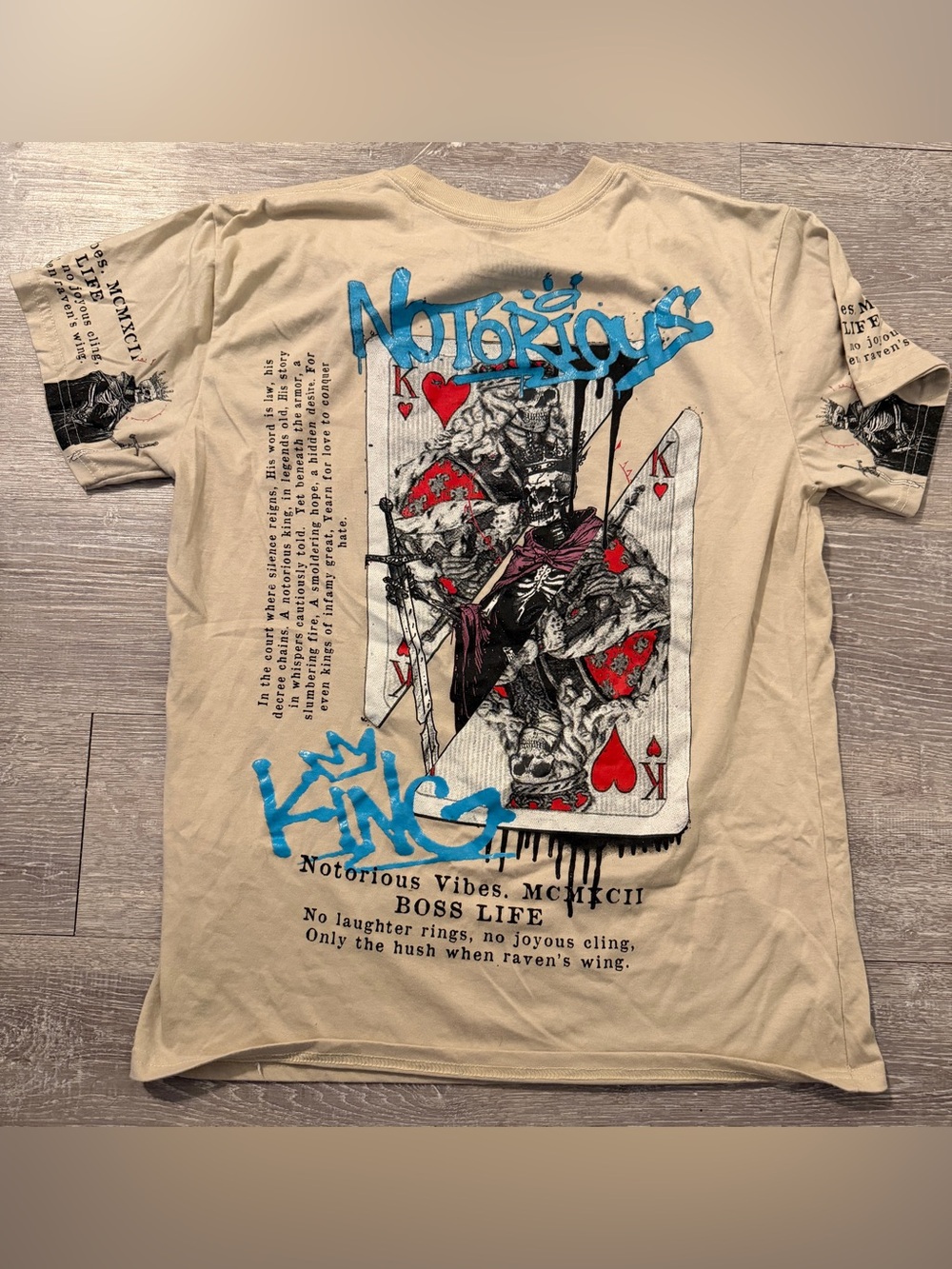 Fresh Laundry "Notorious King" Graphic T-Shirt - Size M